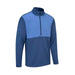 PING Ezra 1/4 Golf Pullover - Deep Sea Blue Side View 