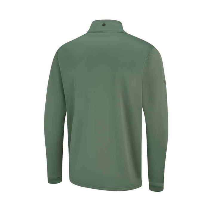 PING Ezra 1/4 Golf Pullover - Gorse Green Back View 