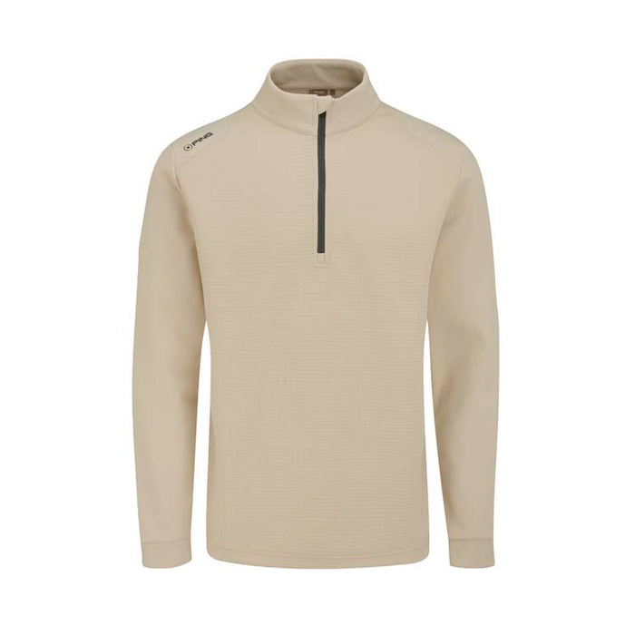 PING Reg 1/4 Zip Golf Pullover - Chalk 