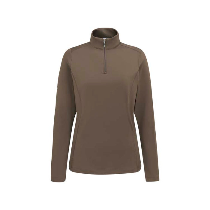 PING Ladies Aveline 1/4 Zip Golf Pullover - Coffee 