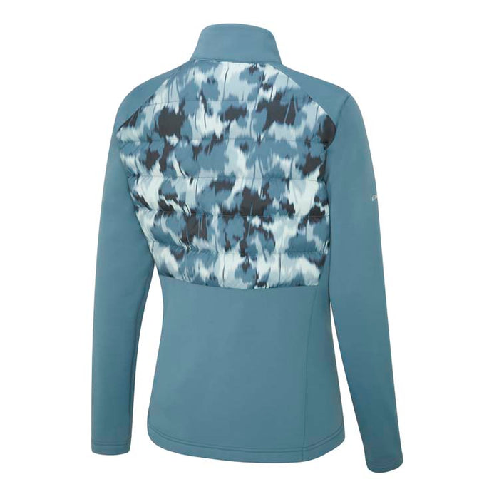 PING Ladies Clare Golf Jacket - Blue Fusion/Navy Multi Back View 