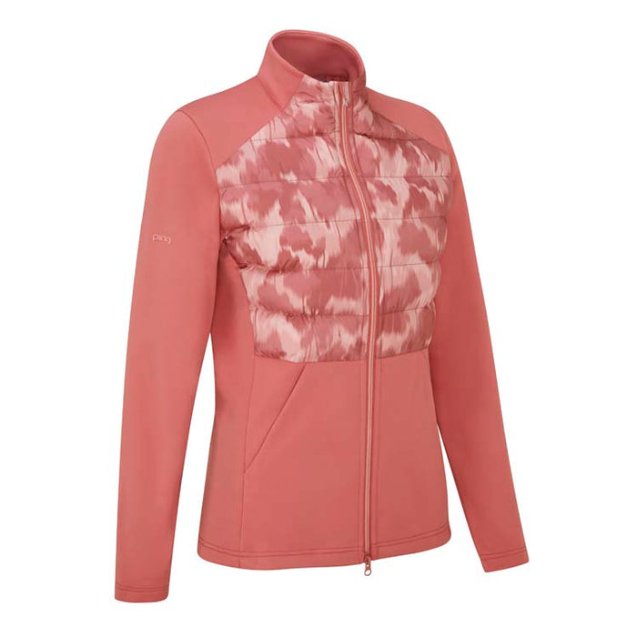 PING Ladies Clare Golf Jacket - Rose Side View 