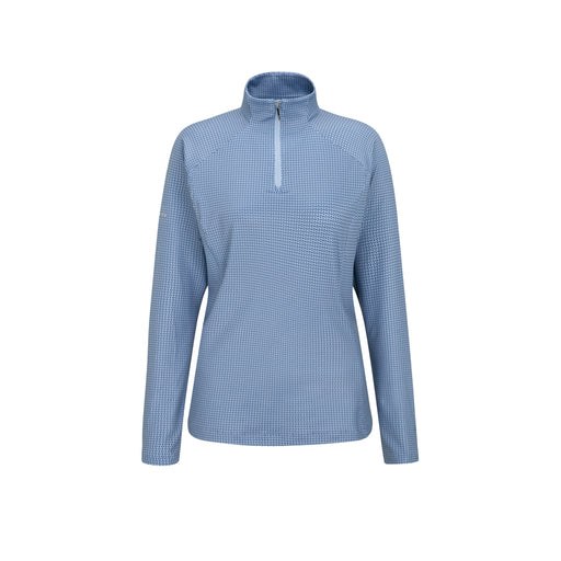PING Ladies Jasmine 1/4 Zip Golf Pullover - Viola/Blue Indigo 