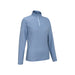 PING Ladies Jasmine 1/4 Zip Golf Pullover - Viola/Blue Indigo Side View