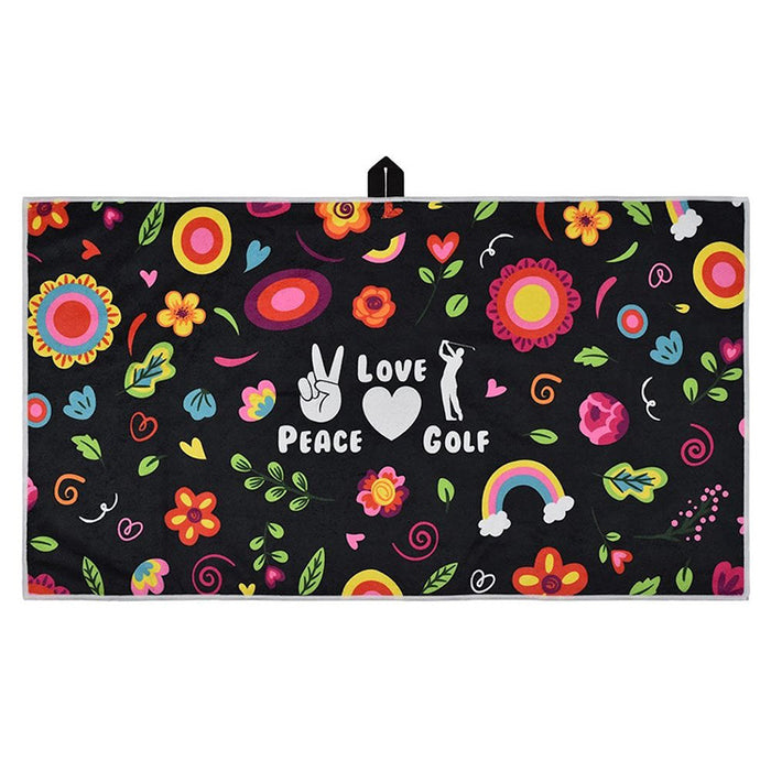 Peace Love and Golf Towel