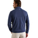 Peter Millar Ardent Air 1/4 Zip Golf Pullover - Navy Back View