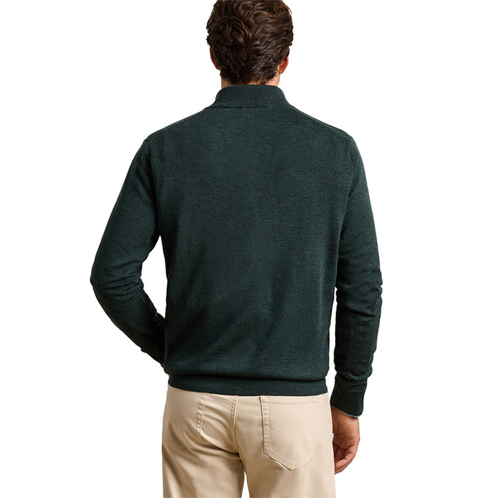 Peter Millar Autumn Crest 1/4 Zip Golf Pullover - Pine Brook Back View