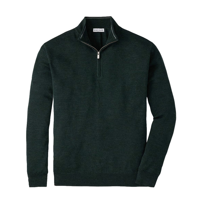 Peter Millar Autumn Crest 1/4 Zip Golf Pullover - Pine Brook