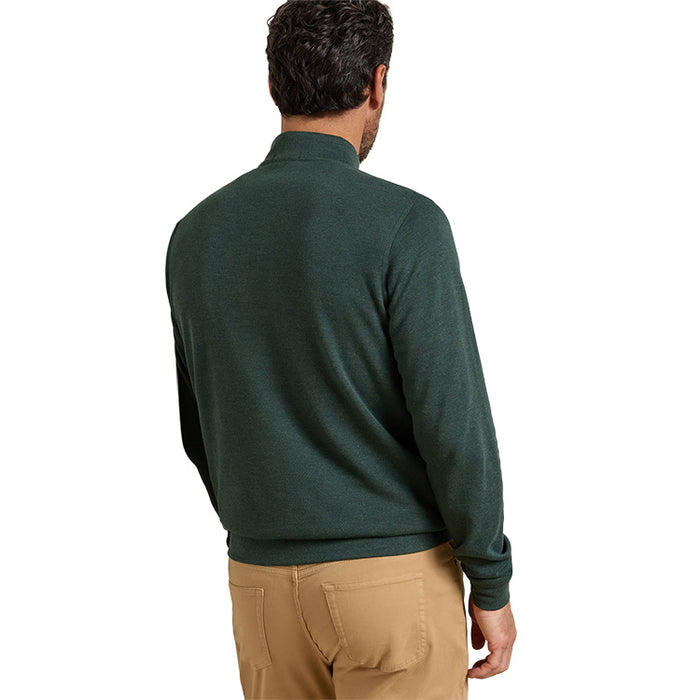 Peter Millar Crown Comfort 1/4 Zip Golf Pullover - Pine Brook Back View