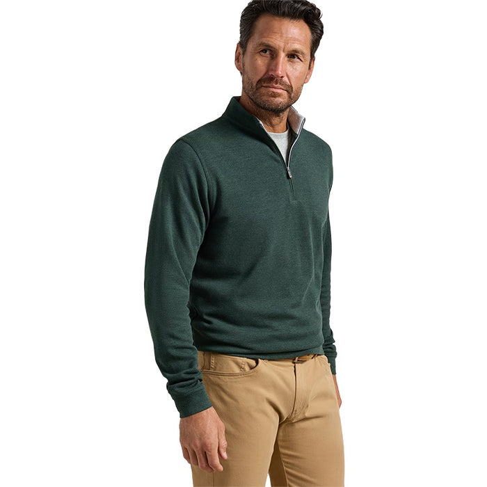 Peter Millar Crown Comfort 1/4 Zip Golf Pullover - Pine Brook 