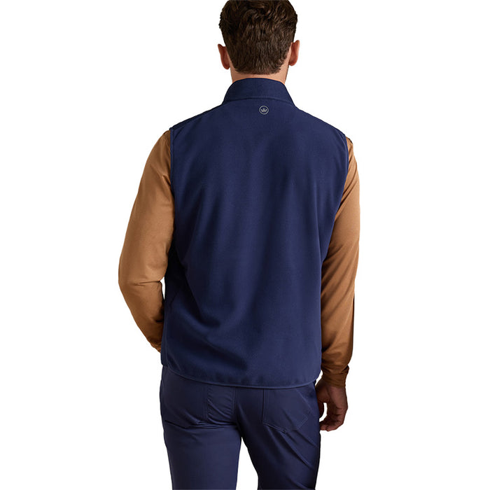 Peter Millar Parks Hybrid Golf Gilet - Navy Back View