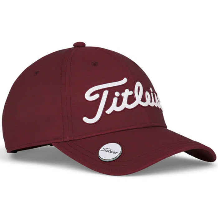 Titleist Players Performance Ball Marker Cap - Burgundy/White