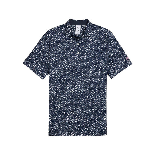 Puma X Arnold Palmer Tea Time Golf Polo - Deep Navy/Pale Pink