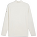 The Puma and Arnold Palmer CloudSpun Golf Quarter Zip in warm white viewed from the back