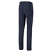 A view from the back of a pair of navy Puma Golf trousers