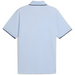 A white golf polo shirt from Puma and the Palm Tree Crew in Haute Tropic viewed from the back