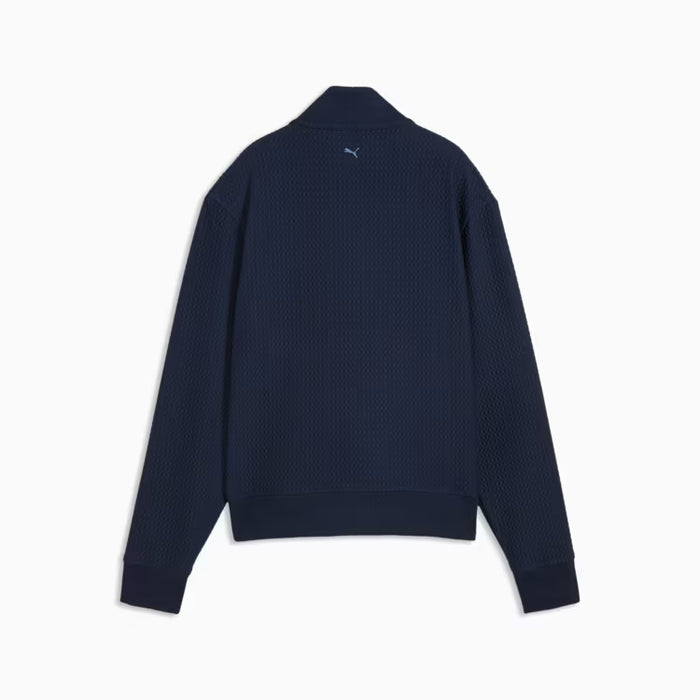 Puma W Boulder Golf Hoodie Navy rear