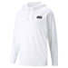 A view from the front of the Puma x Palm Tree Club Lightweight Golf Hoodie in colour BRIGHT WHITE