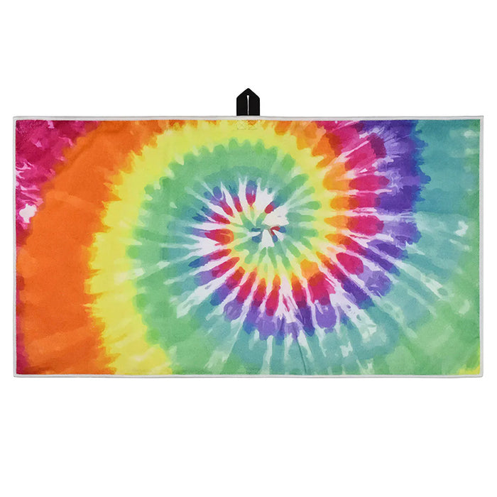 Retro Tie Dye Golf Towel