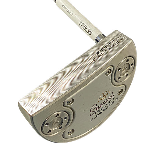 Second Hand Used Scotty Cameron Flowback 5 Five Mid Mallet Golf Putter Face and Sole