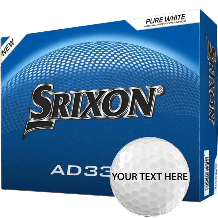 Srixon AD333 Personalised Golf Balls