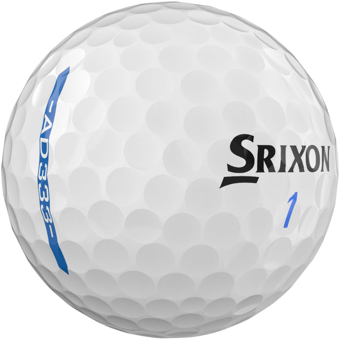 Srixon AD333 Golf Balls - Ball Side View 