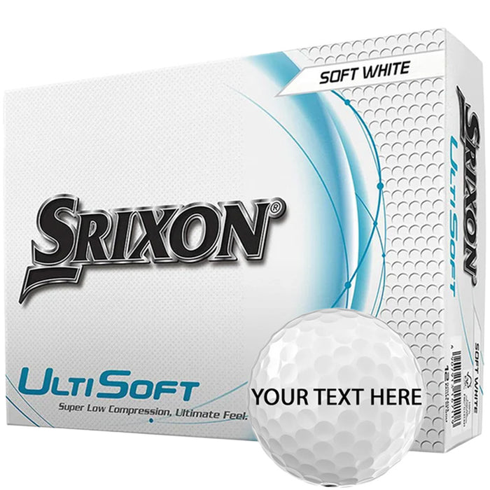 Srixon Ultisoft White Personalised