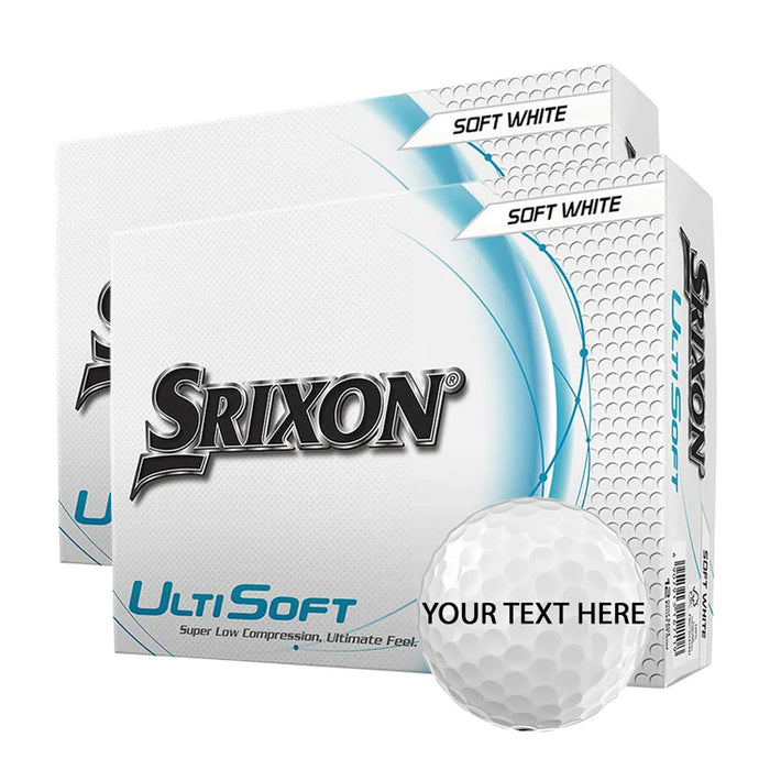 Srixon Ultisoft White Personalised