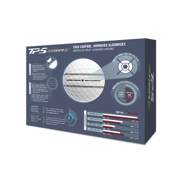 TaylorMade TP5 Stripe Golf Balls