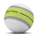 Taylormade Tour Response Stripe Golf Balls - White Stripe Golf Ball Side View 