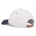 Titleist Nautical Links Montauk Tech Seersucker Golf Cap - White/Navy Back Side View 