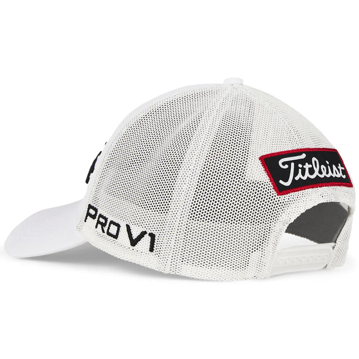 Titleist Tour Performance Mesh Adjustable Cap - White/Black