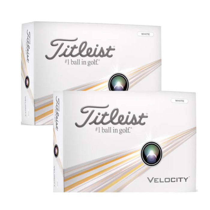 Titleist Velocity Golf Balls - Double Dozen
