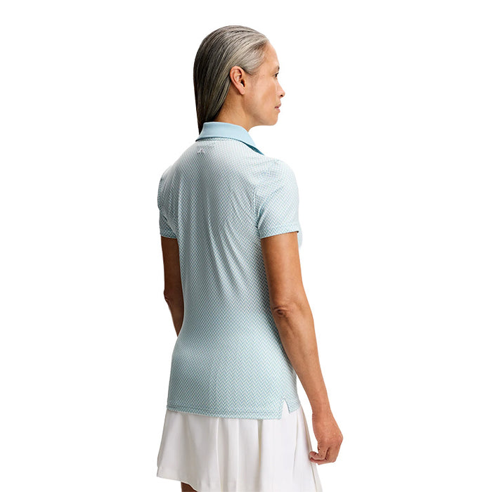 J Lindeberg Ladies Tour Tech Print Golf Polo