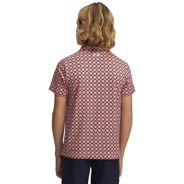 Under Armour Junior Matchplay Printed Golf Polo