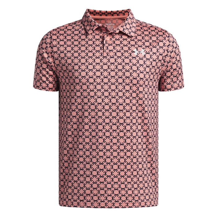 Under Armour Junior Matchplay Printed Golf Polo