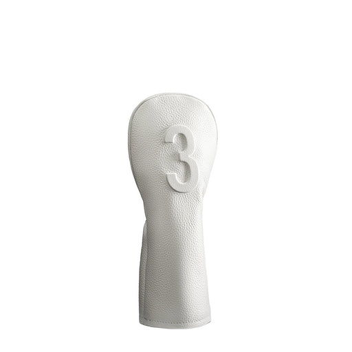 Vessel Lux Embossé 3 Fairway Wood Headcover - White