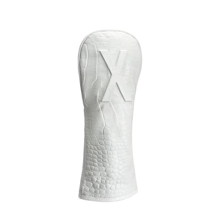 Vessel Lux Embossé X Fairway Wood Headcover - Croc White
