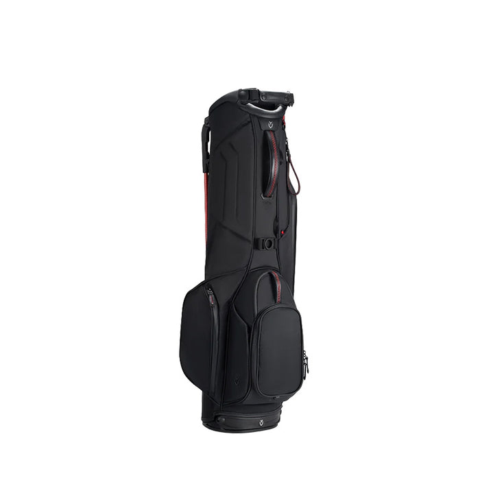 Vessel Sunday IV Golf Stand Bag - Black Stand View 