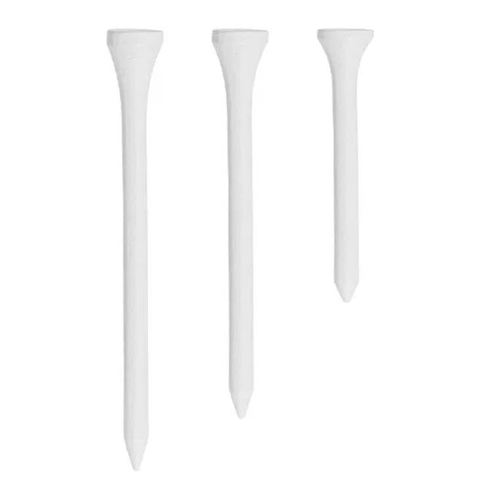 Longridge White Bamboo Tees 54mm