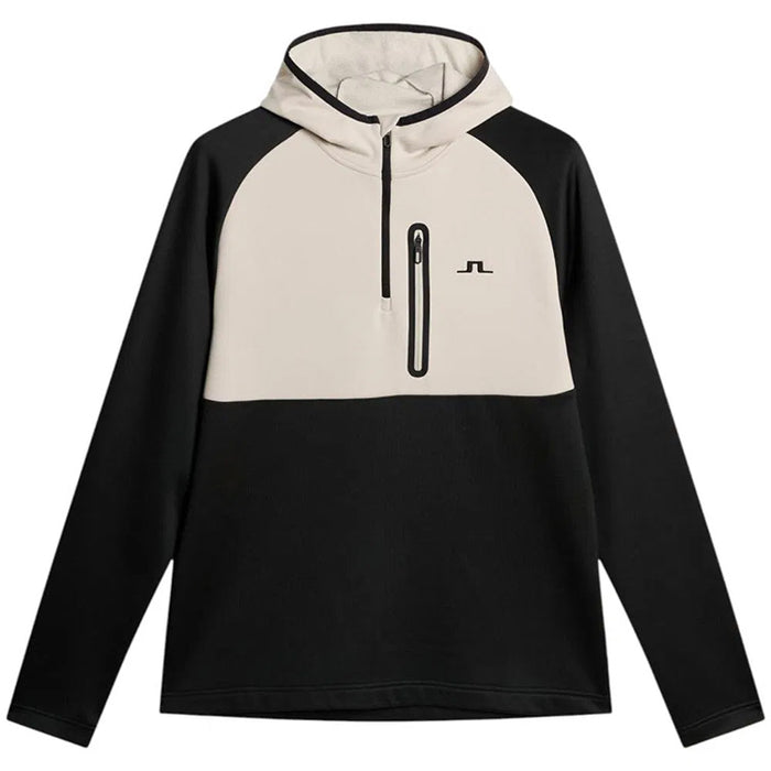 J Lindeberg Adam Zip Neck Golf Hoodie