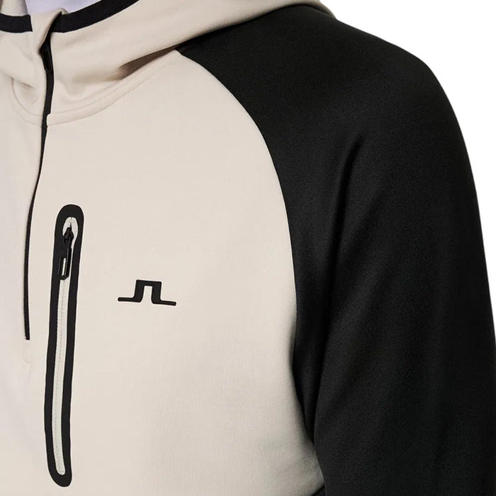 J Lindeberg Adam Zip Neck Golf Hoodie