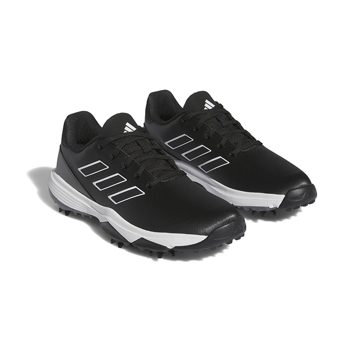 adidas ZG23 Junior Golf Shoes Black White SIlver Andrew Morris Golf