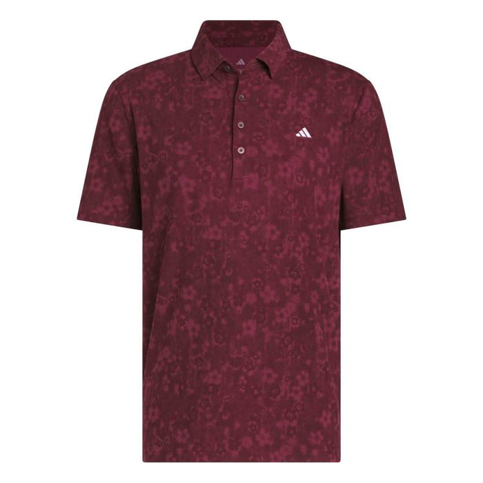 adidas Ultimate365+ Climacool Butterspun Mighty Blossom Print Golf Polo