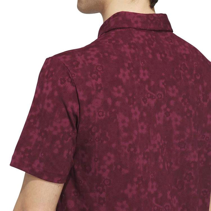 adidas Ultimate365+ Climacool Butterspun Mighty Blossom Print Golf Polo