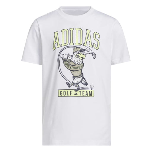 adidas Junior Golf T-Shirt - White 