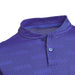 adidas Junior Jacquard Golf Polo - Dual Indigo Collar View