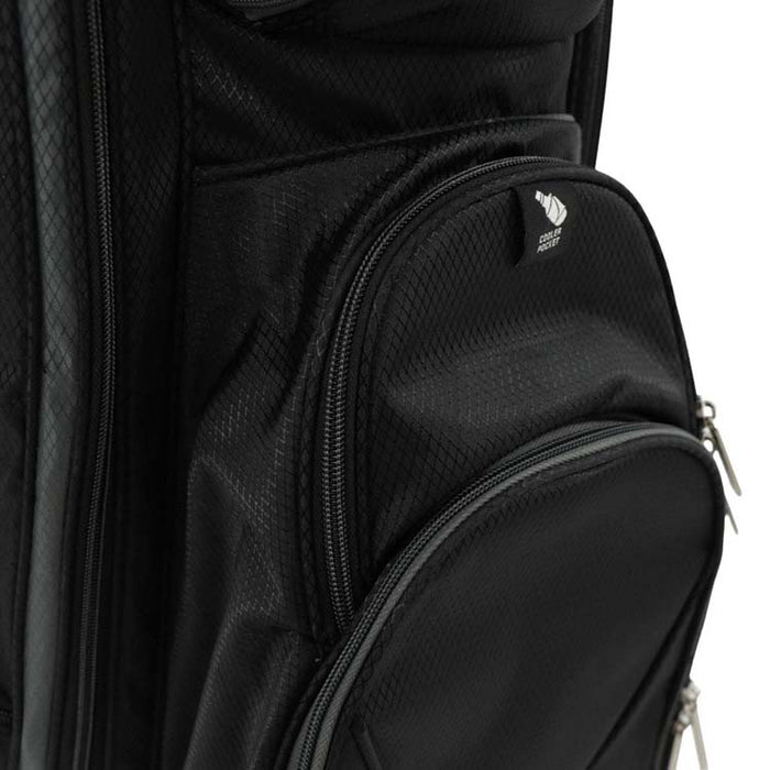 Ben Sayers M8 13-Piece Cart Bag Golf Package Set - Graphite/Steel - Left Handed