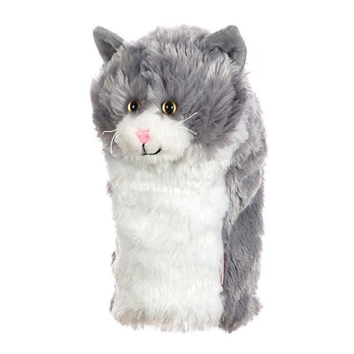 Daphne Grey and White Cat Headcover