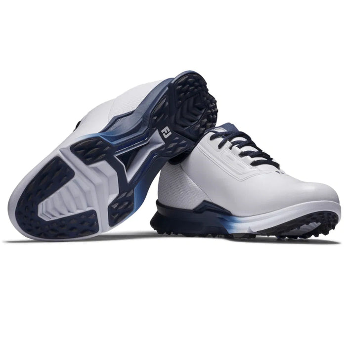 FootJoy Fuel Golf Shoes - White/Navy/Blue